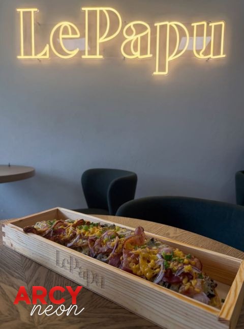 LePapu neon bialy cieply