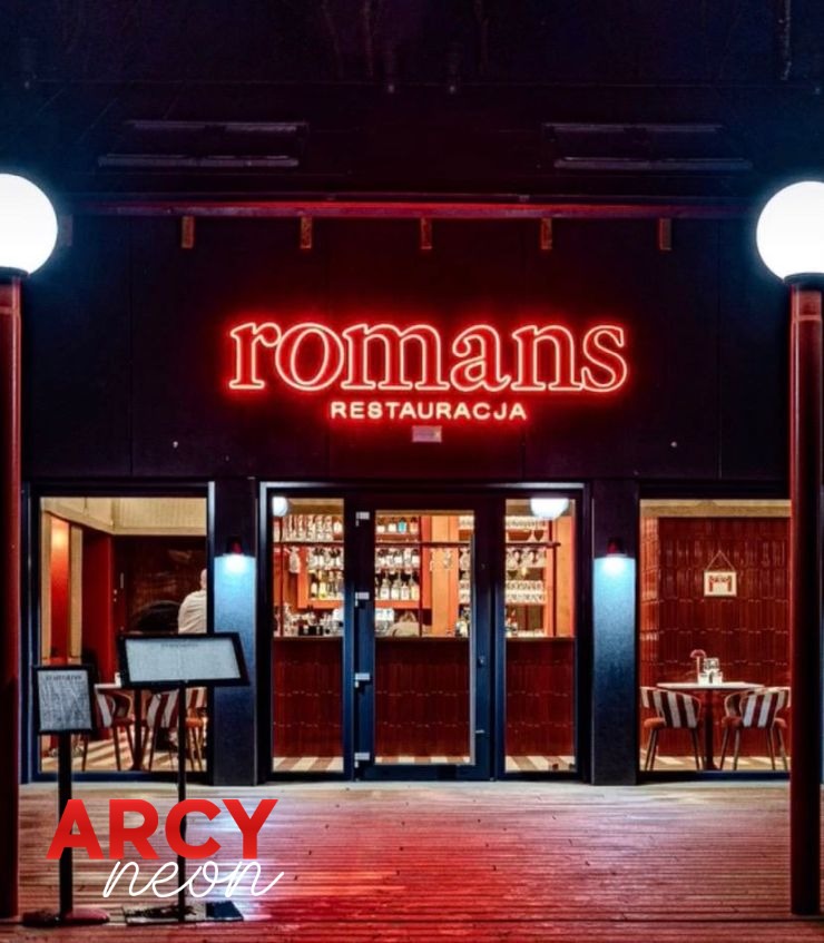 Romans Szyld neon led